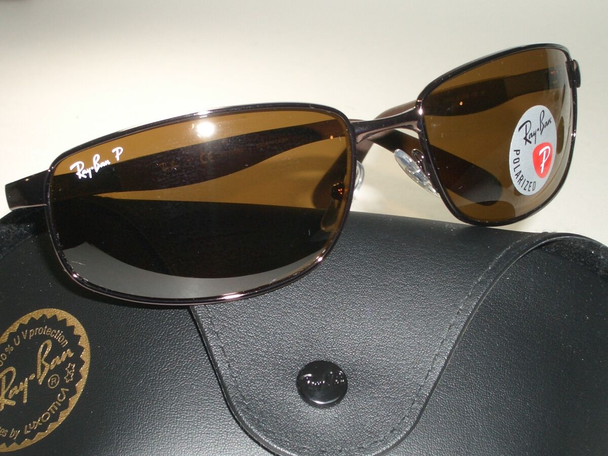 RAY-BAN RB3254 014/57 61-16 BROWNISH CHROME POLARIZED METAL RAY-BAN RB3254 014/57 61-16 BROWNISH CHROME POLARIZED METAL