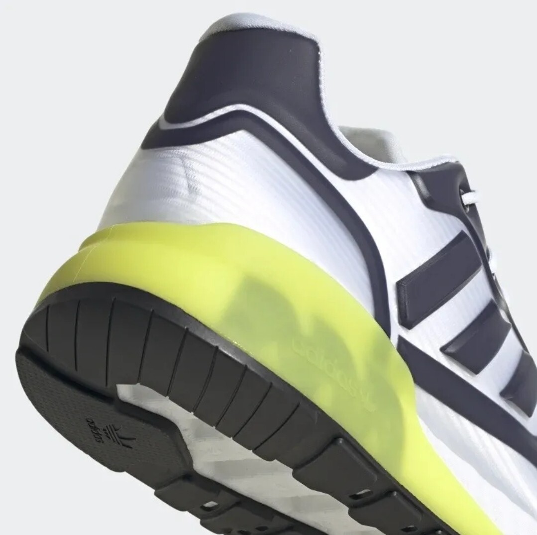 MEN'S Adidas Originals ZX 2K Boost Futureshell White Acid
