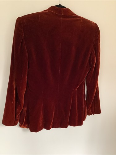 Vintage 1950s Marshall Fields Ted Stein S Velvet Steampunk Edwardian Blazer - Picture 5 of 16
