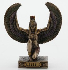 Isis Egyptian Bronze Miniature Statue