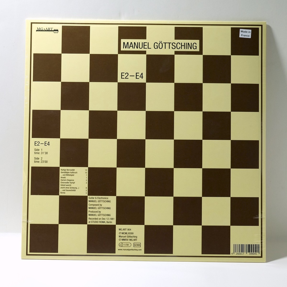 MANUEL GOTTSCHING E2-E4 VINYL LP Sealed MG.ART Ash Ra Tempel