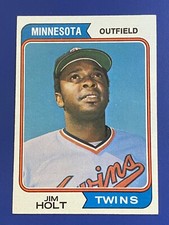 ⚾ 1974 Topps Baseball Base Card #122 Jim HOLT - EXMT or better ⚾