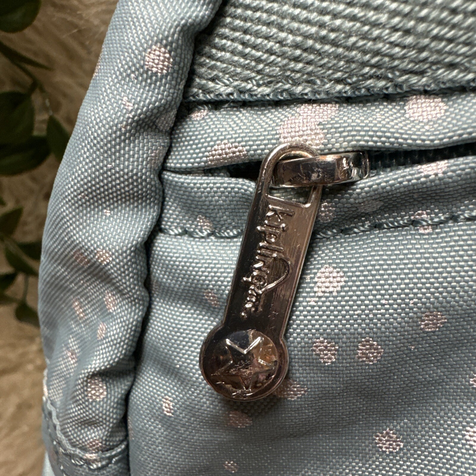 KIPLING City Pack Small  Backpack Blue Metallic S… - image 4