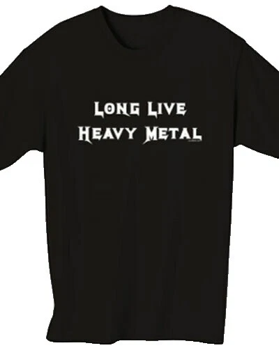 Camisetas para hombre de metal pesado liso