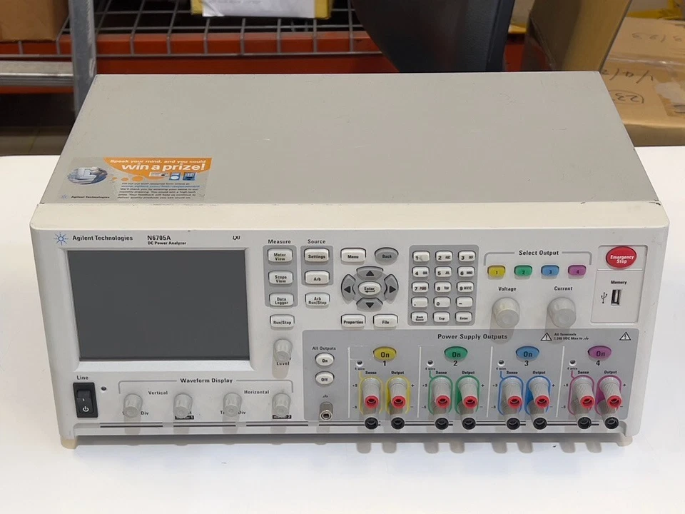 Agilent N6705A DC Power Analyzer with 3 Each N6731B DC Power Modules Installed - Image 2 of 4