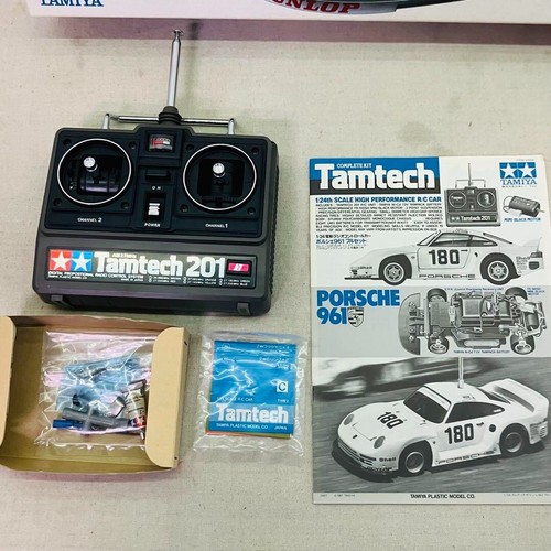 Tamiya Tamtech Porsche 961 Electric RC Car 1/24 Scale Vintage Tested - Picture 14 of 20