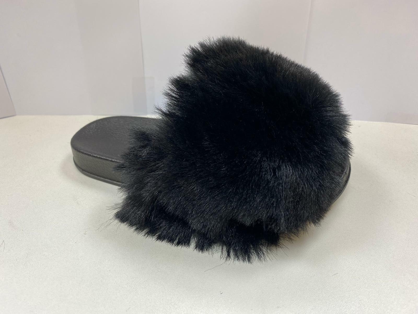 PANTOFOLA D’ORO KIDS GIRLS SUMMER SLIDER FUR MULE COMFY RIHANNA SLIPPERS SANDALS SHOE SIZE 10 2