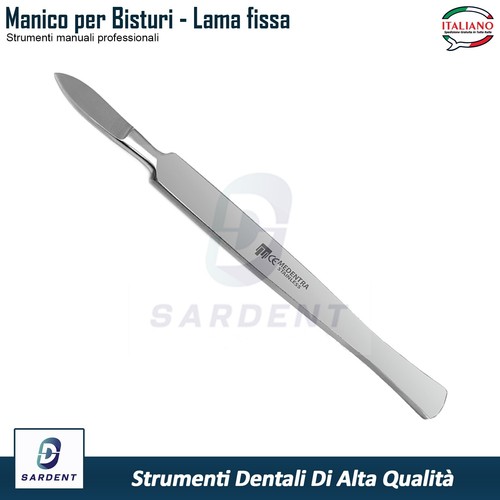 Dentale Manico Bisturi fissa lama Tessuto Taglio Veterinario Chirurgiche Lame - Foto 5 di 7