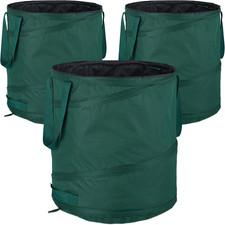 Sacchi per Foglie Pop Up, Set Da 3, per Fogliame E Rifiuti Da Giardino, 60 L, Au