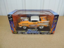 1957 Chevrolet Bel Air Ramblin Rat MUSCLE MACHINES 1/24 Maisto box diecast car Z