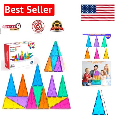 16PCS Isosceles Triangle Magnetic Building Block Set - Spark Creativity for 3+