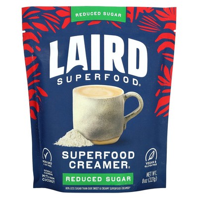Laird Superfood Superfood Creamer Unsweetened 8 oz 227 g Dairy-Free,