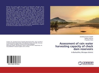 Assessment of rain water harvesting capacity of check dam reservoirs Sandeep Kum