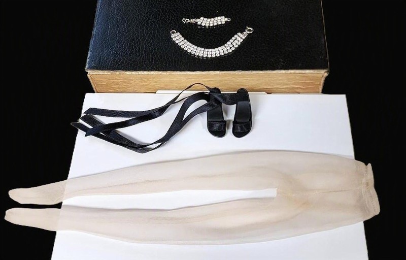 Gene Marshall Tyler Tonner Doll Jewelry Necklace Bracelet Shoes Stockings Lot