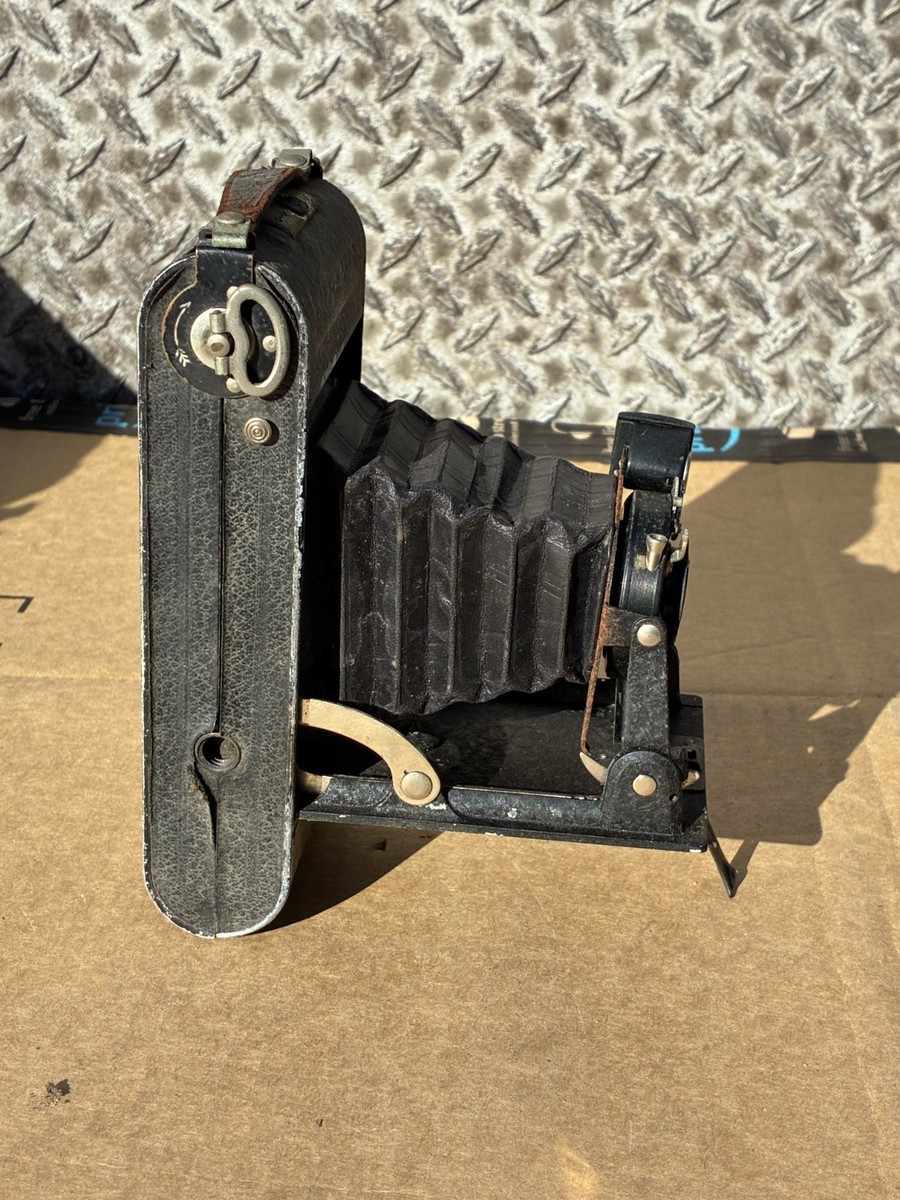 「蛇腹カメラ」 Voigtländer Anastigmat Vintage Voigtlander Anastigmat Voigtar 1:7.7 Folding Camera Rare