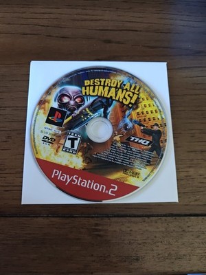 Destroy All Humans! PS2 Action Adventure Game, 2005 Greatest Hits Edition Disc