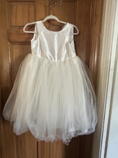 New flower girl dress David  s bridal girls formal 12 Tule Pearl Beautiful