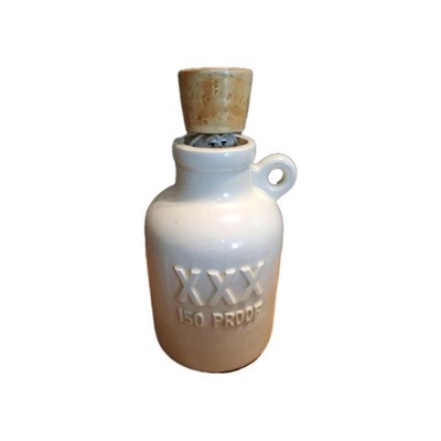 XXX 150 PROOF MUSIC JUG, THE LITTLE MOUSE GO UP AND DOWN THE OPENING OF THE JUG