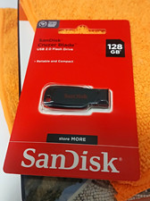 SanDisk Cruzer Blade 128GB USB 2.0 Compact USB Flash Drive, Black