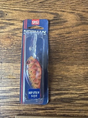 New Norman 3 1/2   Deep Little N Crankbait 3/8 Oz Red Pack NMDLN225 Apocalypse