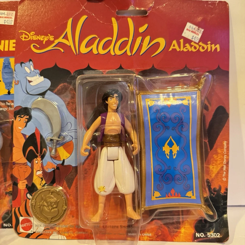 Nuevo lote de juguetes mixtos de figuras de acción Mattel Disney ALADDIN de colección de los años 90 Foto 4 de 4