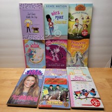 Youth Kids Book Lot 12 Books - Chapter Books - Mixed Lot - Girls