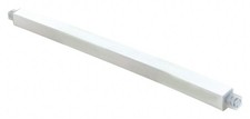 15198 Adjustable Plastic 24 Inch Towel Bar White Wall Mount Hardware Rack