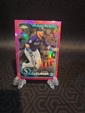2024 Topps Chrome Baseball Justin Turner Pink /399