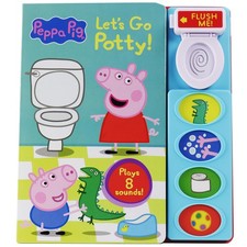 Peppa Pig   Let  s Go Potty Interactive 5-Button Potty Training Sound Bo...