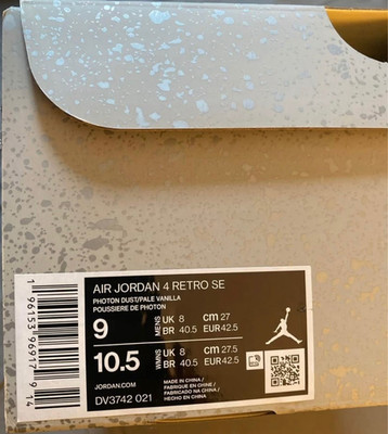 Jordan Air Jordan 4 Retro SE Craft Photon Dust/Pale Vanilla DV3742-021 2023