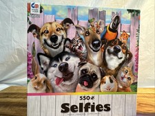 Jigsaw Puzzle 550 Pieces - Selfies Ceaco Dogs and Cats and Pets- New Sealed