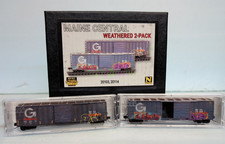 N scale Micro-Trains MAINE CENTRAL Box Car weathered 2 pack