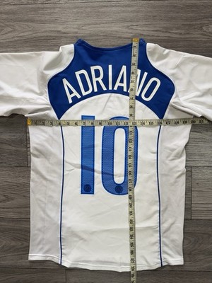 Inter Milan 2004 2005 #10 ADRIANO Away Football Shirt Soccer