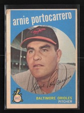 1959 Topps #98 Arnie Portocarrero Baltimore Orioles VG
