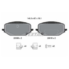 Satz Bremsbeläge 24549844 Bremsklötze vorne für Opel Astra L OV5 Combo K9 E