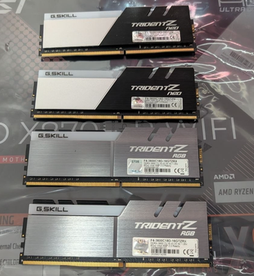 G.SKILL Trident Z DDR4 32GB (4x8GB) 3600MT/s CL18-22-22-42 RGB | eBay