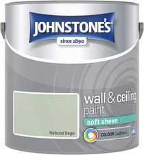  Natural Sage Soft Sheen Emulsion Paint 2.5L – Wall & Ceiling  7.75 per litre