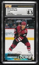 2022-23 Upper Deck Series 1 Young Guns French Matias Maccelli #216 CSG 8.5 10el