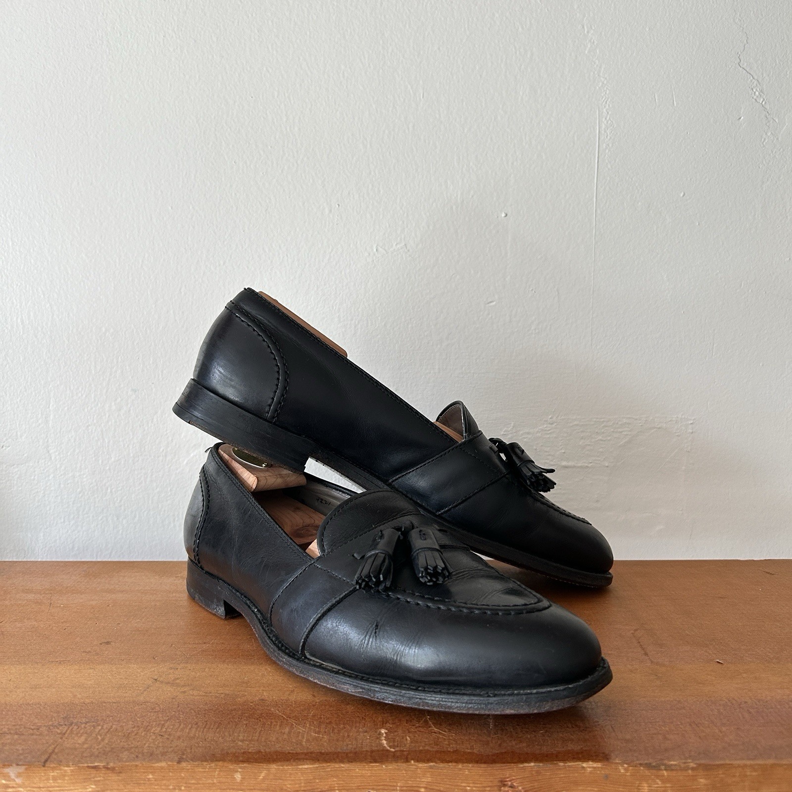 Alden 691 Black Calfskin Tassel Loafer