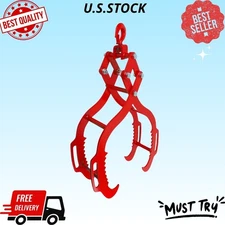 28 Log Tongs with 4 Serrated Claws, Heavy-Duty Eagle Claw Grapple 2400 lbs Cap