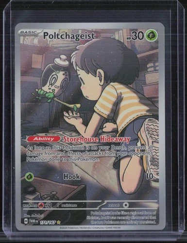 2024 Pokemon Twilight Masquerade Illustration Rare #171 Poltchageist