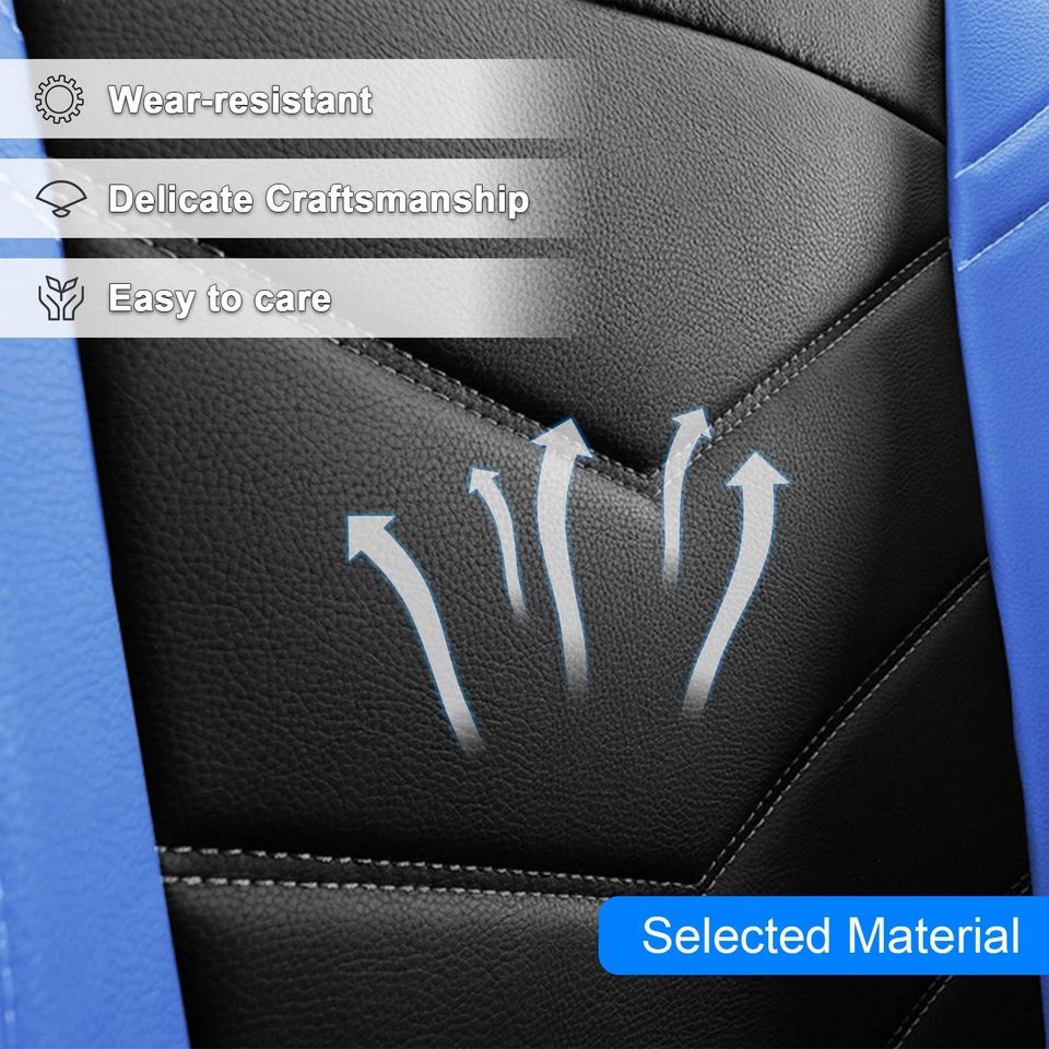 Fit for Mazda CX-3 Car Seat Covers Full Set Front&Rear Seat Protector Pu Leather - Imagem 4 de 4