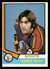 1974-75 O-Pee-Chee Randy Rota RC #362 - Kansas City Scouts - NM+