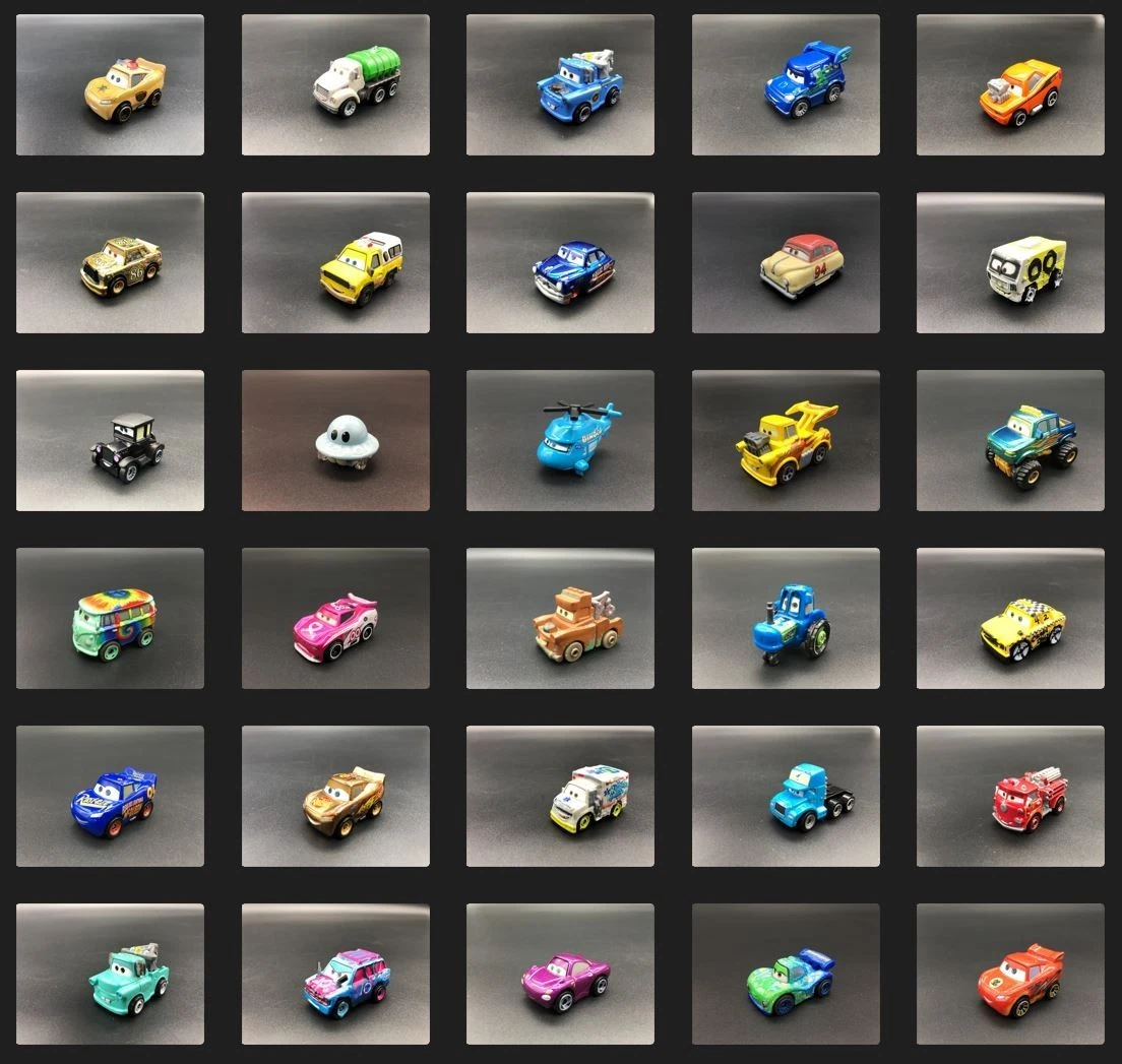 Krea 6105 Architectural Plastic Cars – 1/200 1/160 Scale – 14 Piece Set – Italy