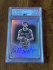 2021 Panini Hoops Bill Walton Spectra Hall Of Fame Auto Silver PSA 9 Auto 10