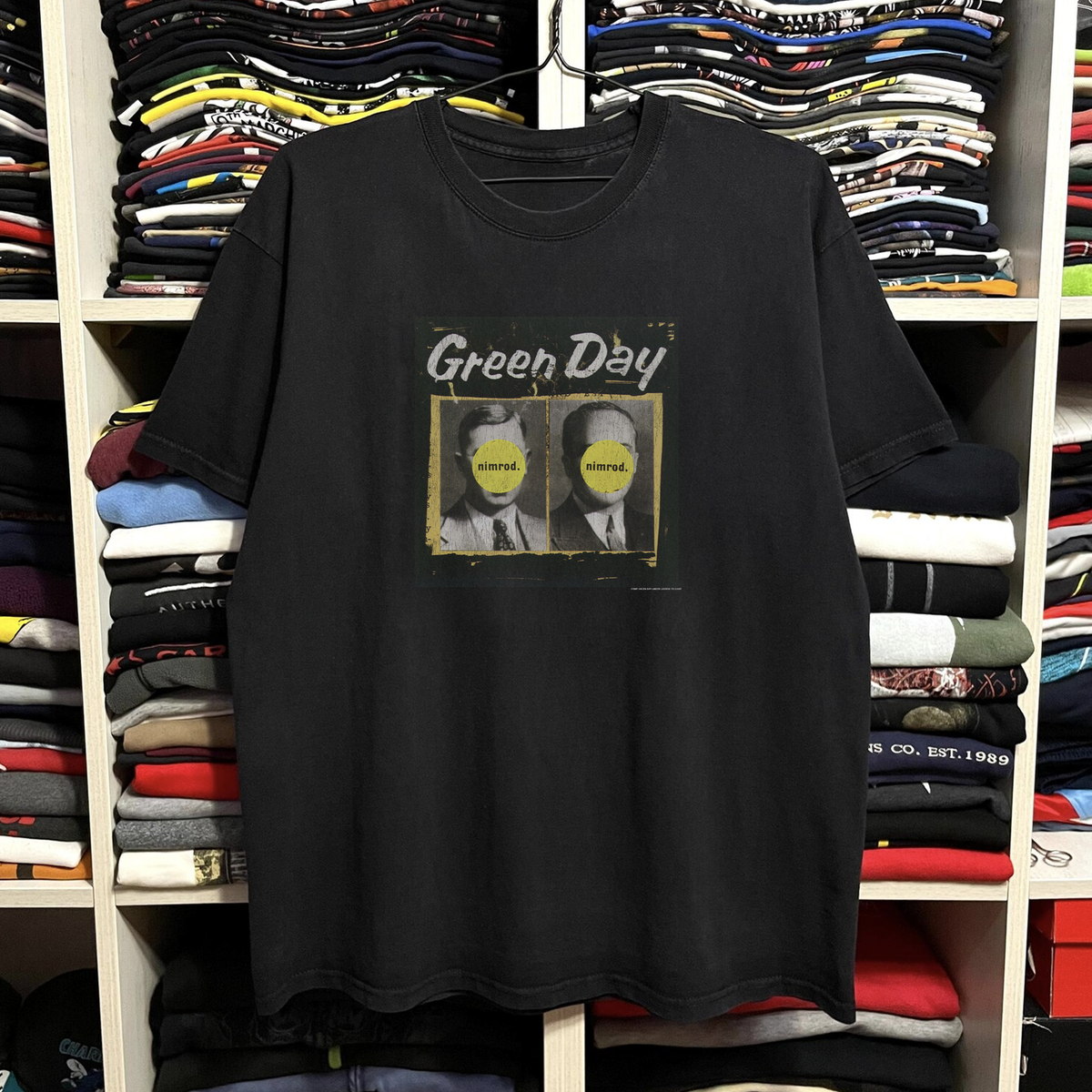 1997 Green Day Nimrod Rare T-Shirt Black M | eBay