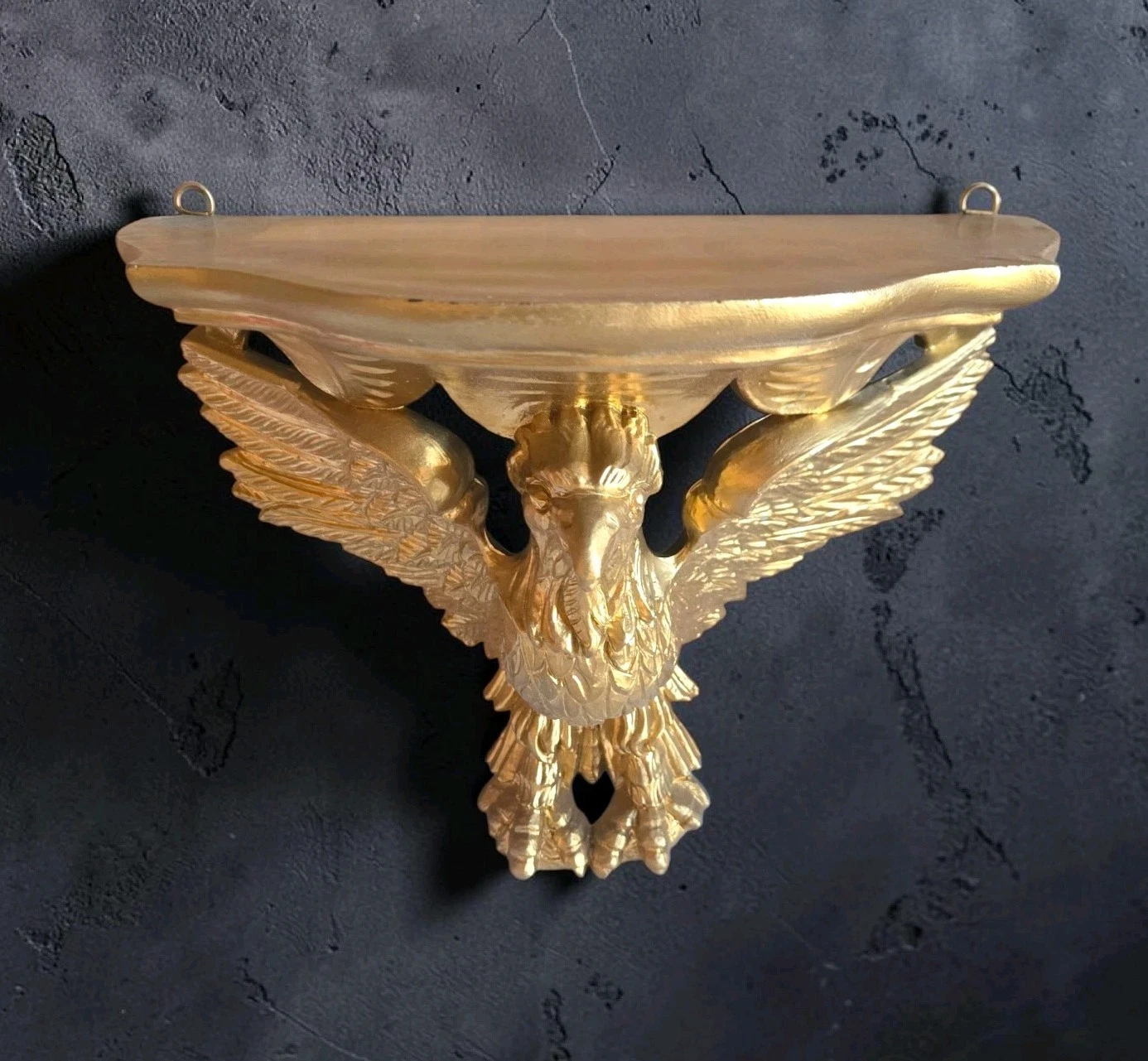 Vintage EAGLE Hanging Wall Shelf 12" WIDE X 1O" TALL X 6 1/2" DEEP