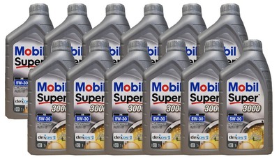 Mobil Super 3000 XE 5W-30 12x1 Liter MB 229.51 MB 229.52 Dexos2 Motoröl