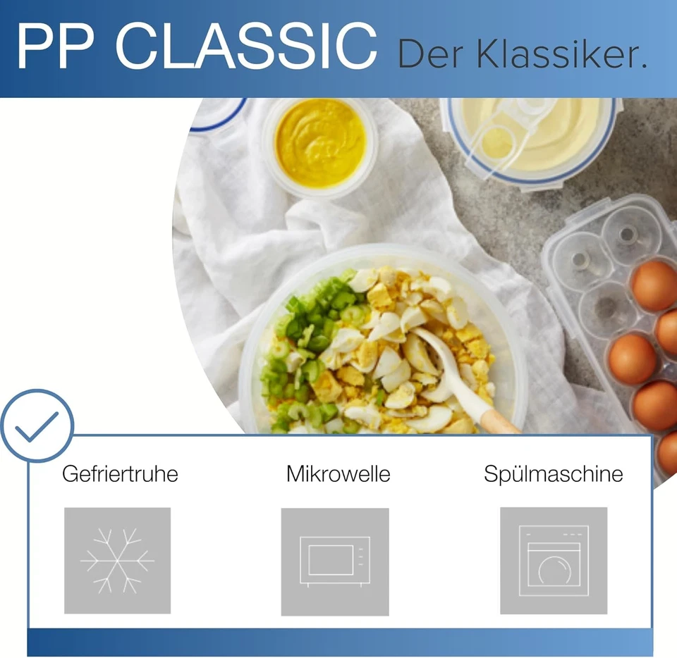 5pce container set - Square & Nestable with Col Seals 5 piece - Image 4 of 4