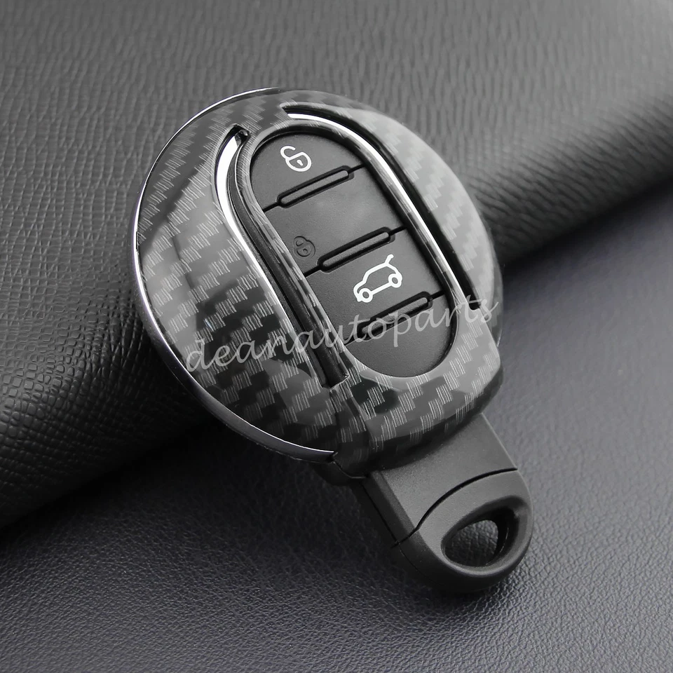 Funda con llave de fibra de carbono para Mini Cooper Clubman Countryman F54 F55 F56 F57 Foto 3 de 4